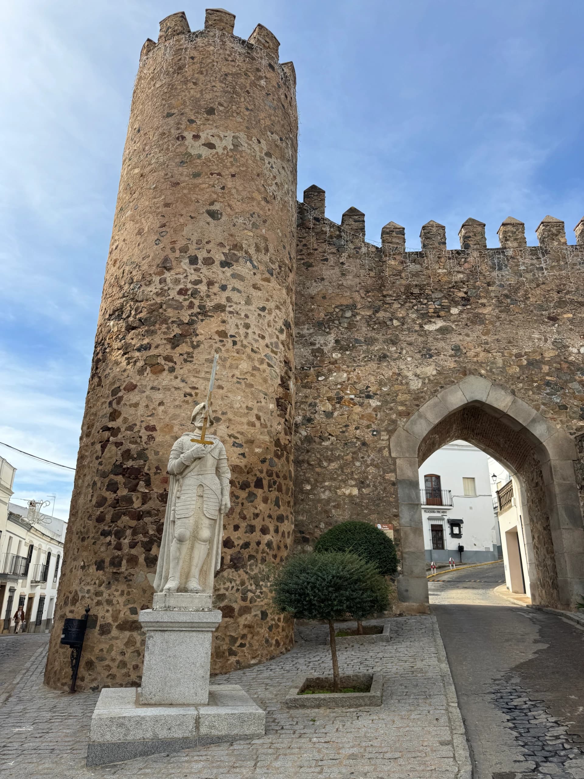 Alcazaba y muralla templaria