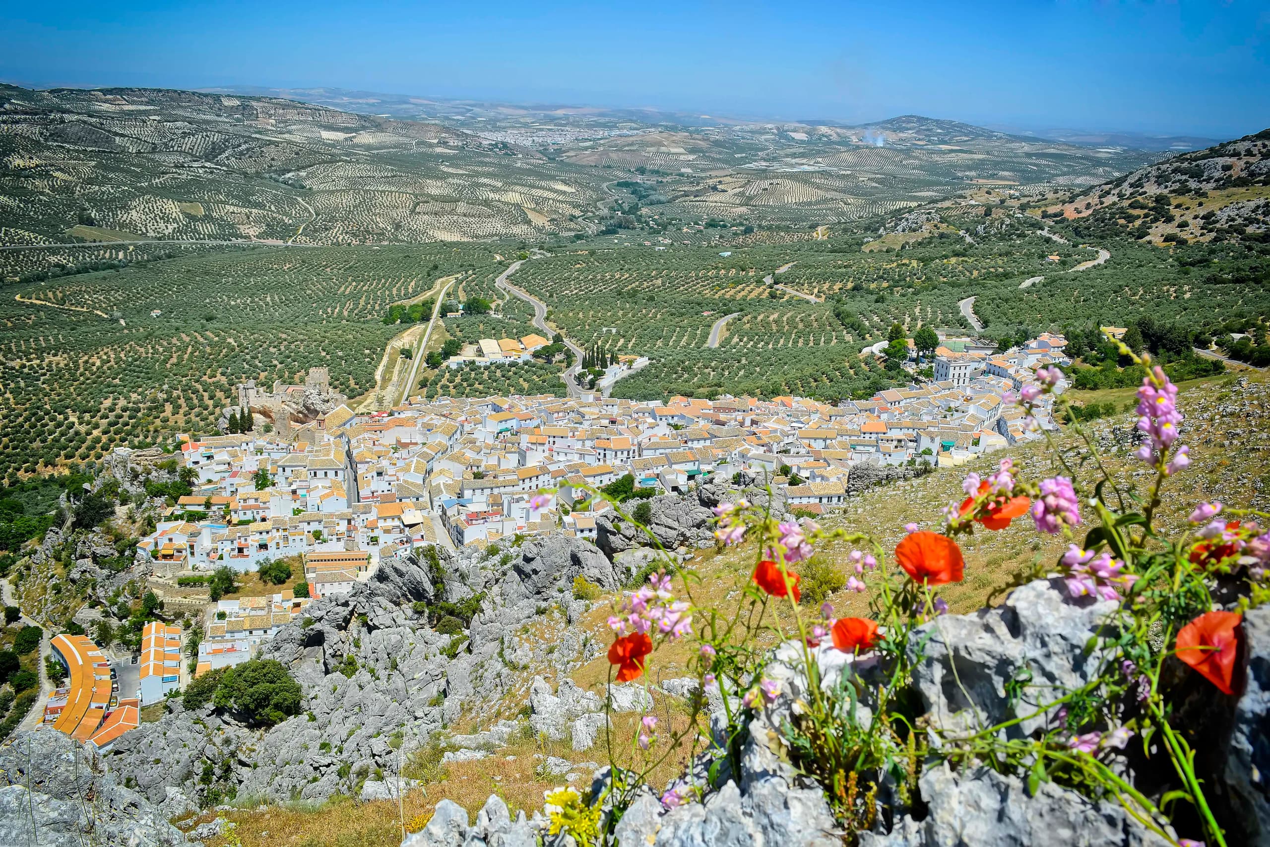 Zuheros panorámica desde el mirador de la Atalaya
