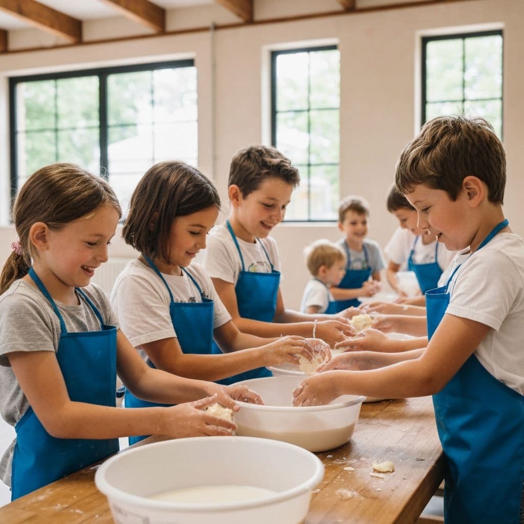 Taller infantil de queso