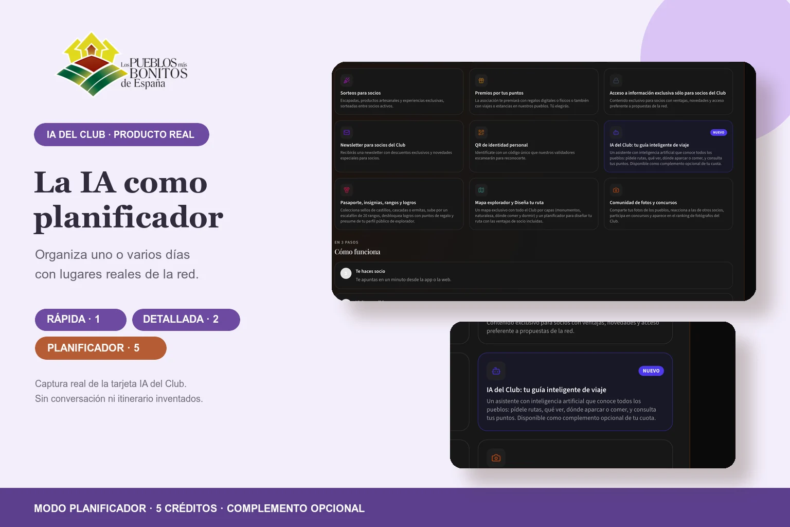 La IA como planificador de uno o varios días