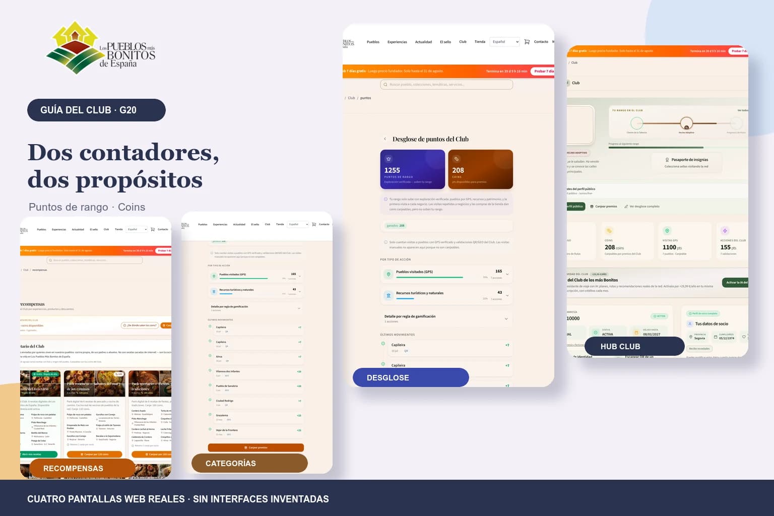 Puntos de rango y coins: dos contadores, dos propósitos