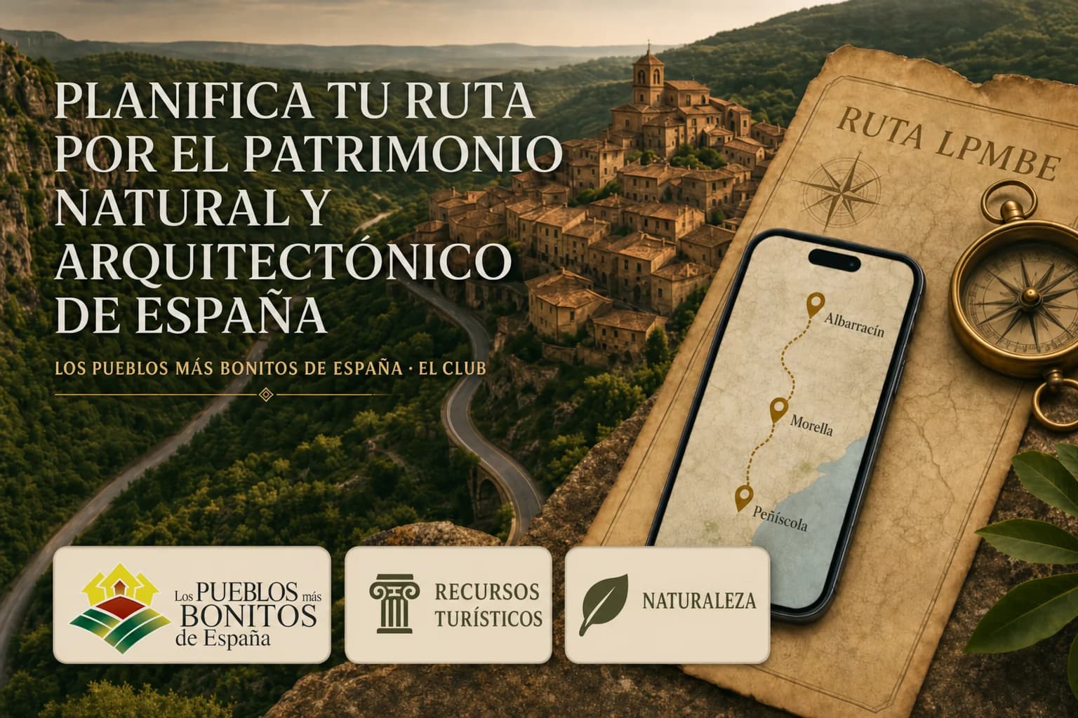 Crea tu propia ruta entre pueblos