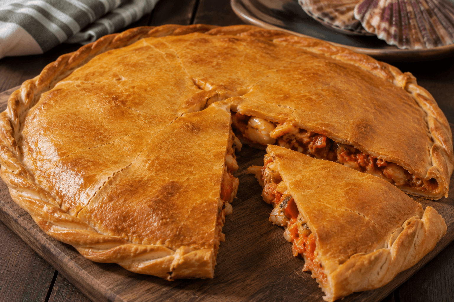 Empanada de Zamburiñas de Castro Caldelas