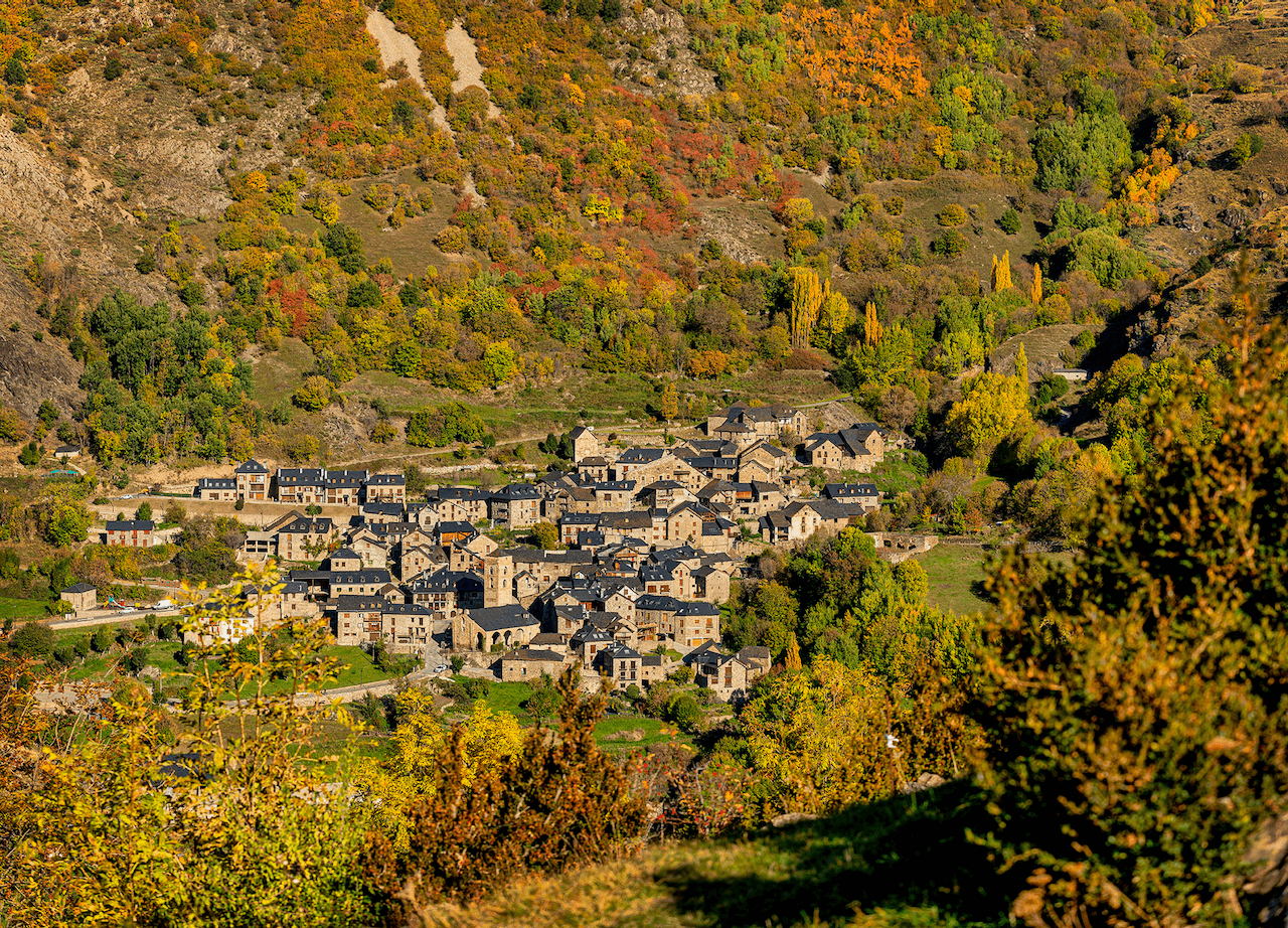 Villages above 1,000 metres