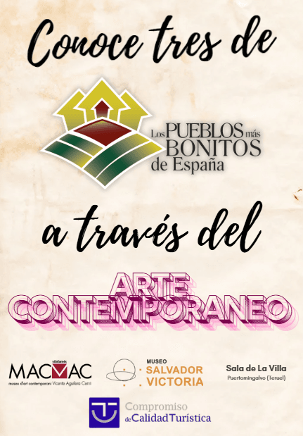 Conoscere tre dei più bei villaggi della Spagna attraverso l'arte contemporanea.